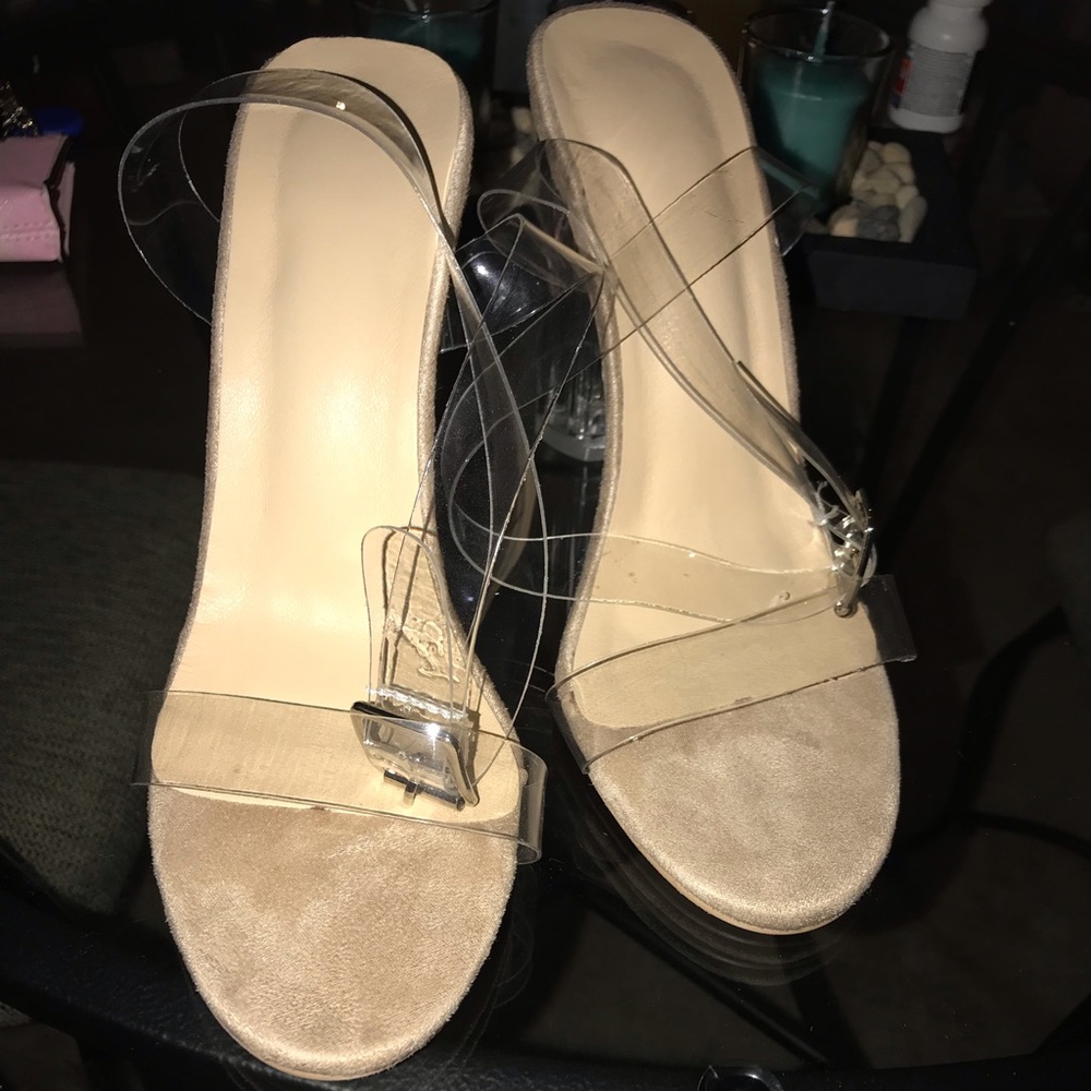 Transparent heels